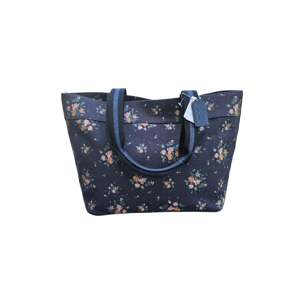 NWT NEW Coach Disney X Coach Tote With Rose Bouquet Print and Thumper RARE HTF - Picture 3 of 16